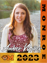 Load image into Gallery viewer, Banner Portrait - Monroe HS Graduation - Personalized
