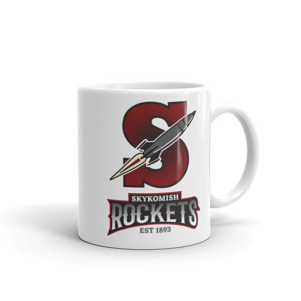 Skykomish Rockets white glossy mug